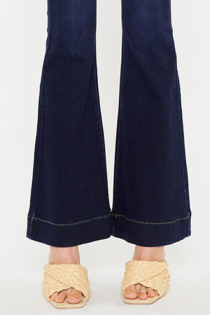 Rita High Rise Dark Wash Flare