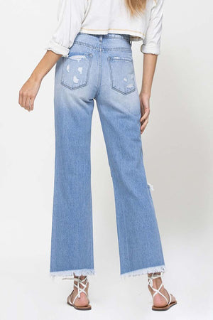 90's Vintage Ankle Flare Jeans