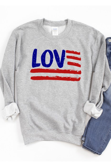 Love Flag Sweatshirt