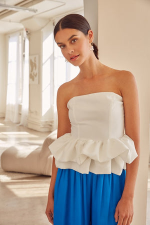 
            
                Load image into Gallery viewer, Lucy Off Shoulder Ruffle Top
            
        