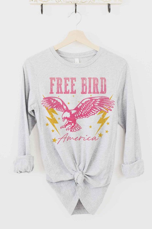 FREE BIRD AMERICA LONG SLEEVE TEE