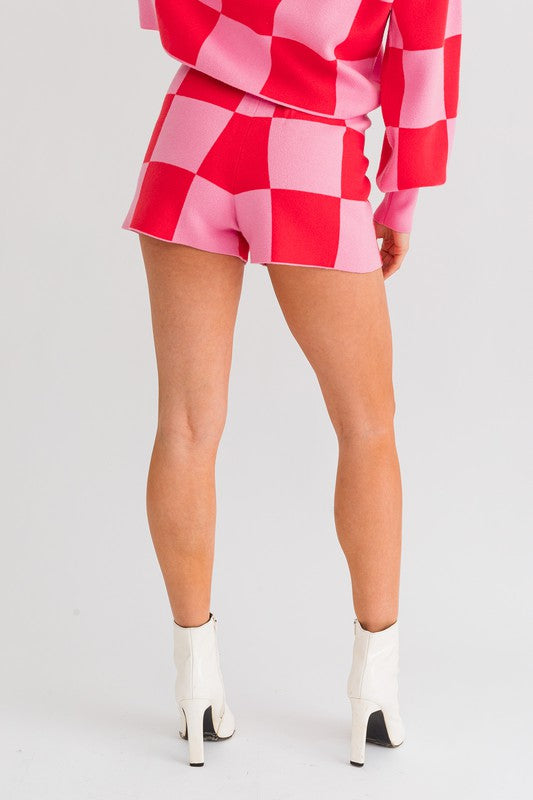 Checkered Love Shorts