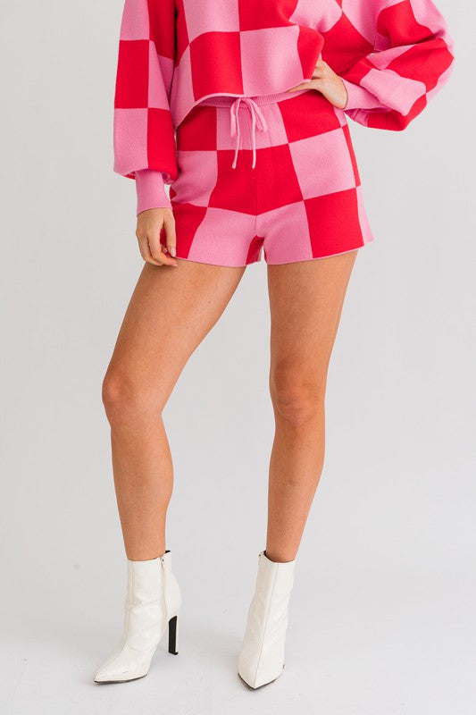 Checkered Love Shorts