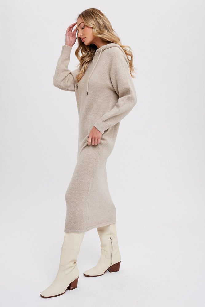 Averie Hoodie Shift Sweater Dress