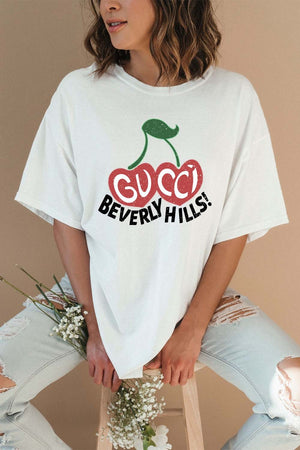 Bev Hill Cherry Graphic Tee