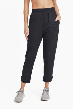 
            
                Load image into Gallery viewer, Athleisure Joggers with Curved Notch Hem
            
        