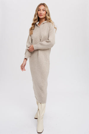 Averie Hoodie Shift Sweater Dress