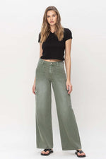 High Rise Utility Cargo Jeans
