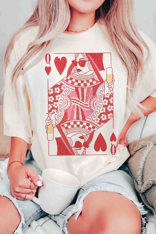 Champagne Queen Of Hearts Tee