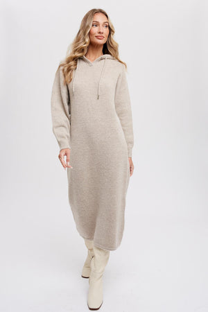 Averie Hoodie Shift Sweater Dress