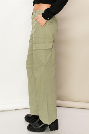 
            
                Load image into Gallery viewer, WEEKEND CHILLER HIGH WAIST CARGO PANTS
            
        