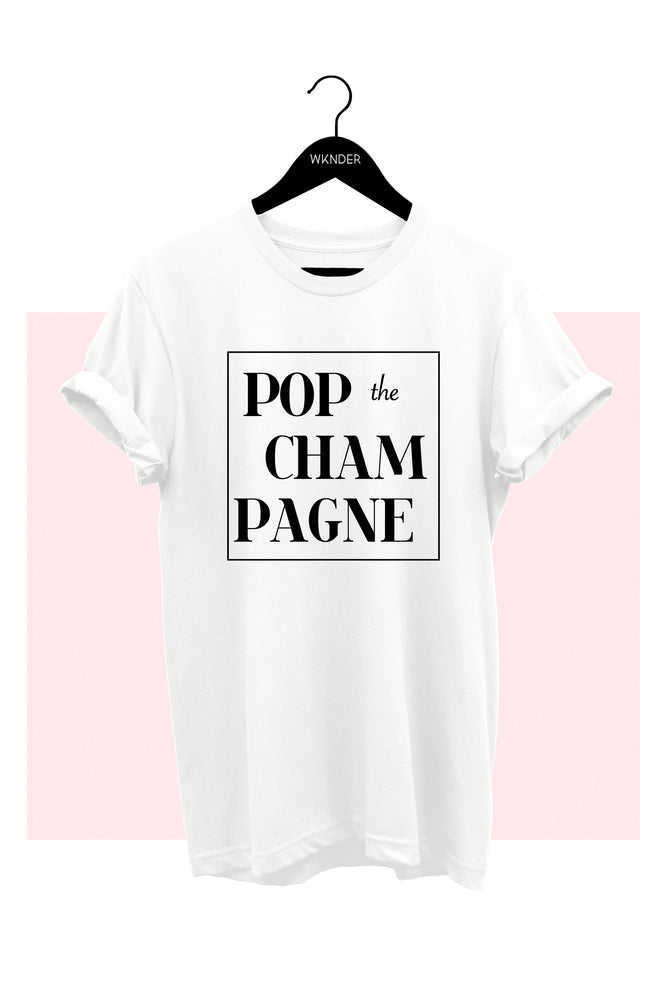 
            
                Load image into Gallery viewer, Pop The Champagne Tee
            
        