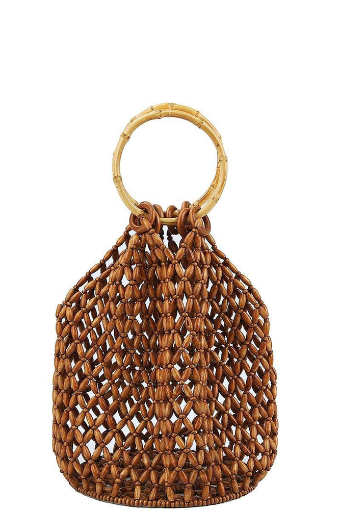 Beads + Bamboo Tote Bag - ClassyQueen_Boutique