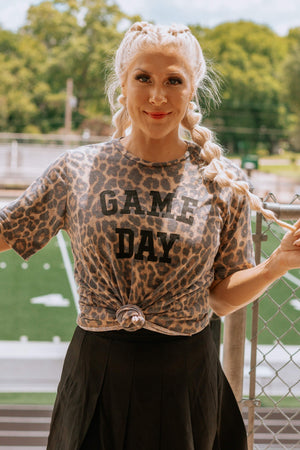 Game Day Leopard Tee - ClassyQueen_Boutique