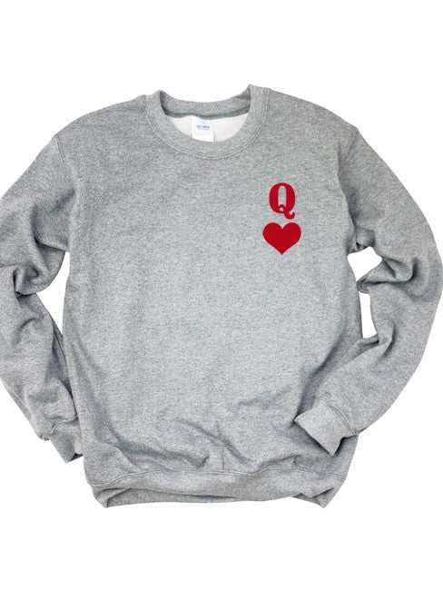 Queen Of Hearts Sweatshirt