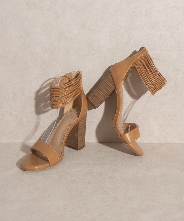 
            
                Load image into Gallery viewer, Blair Thick Ankle Strap Block Heel
            
        