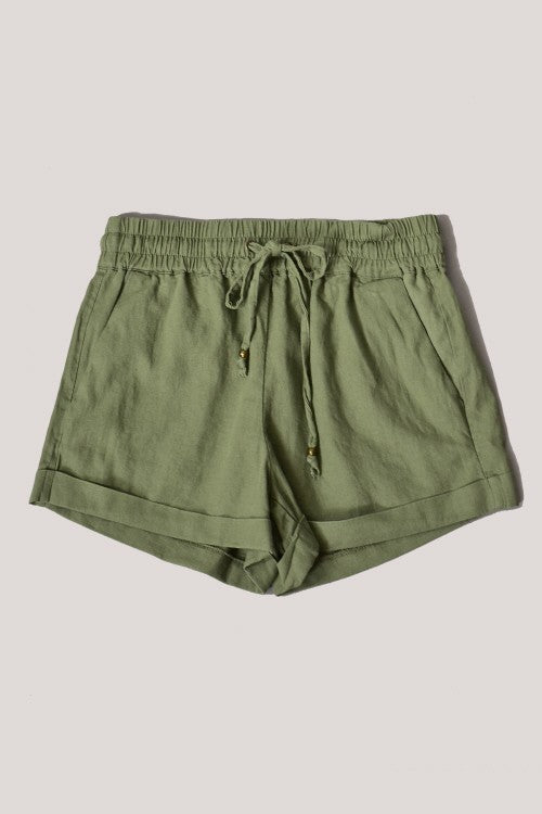 Fresh Linen Shorts - ClassyQueen_Boutique
