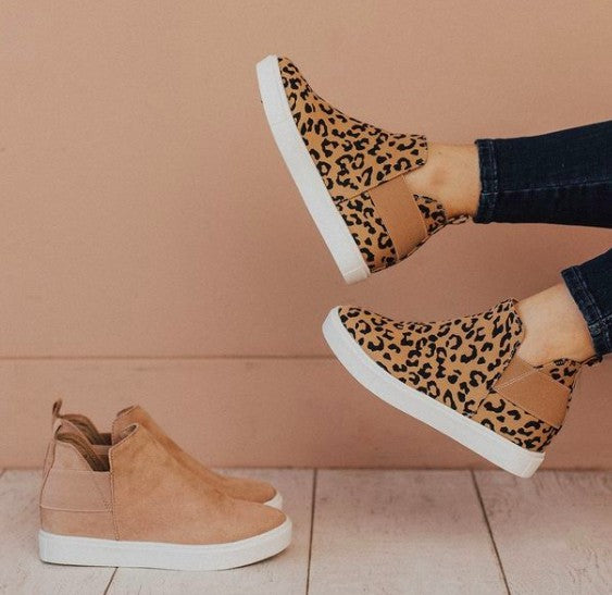 One Step At  A Time Sneaker (Leopard) - ClassyQueen_Boutique