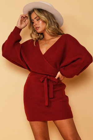 
            
                Load image into Gallery viewer, Knit Sweater Dress
            
        