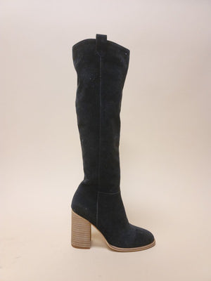Dolce Boots - Black Suede (Preorder) - ClassyQueen_Boutique