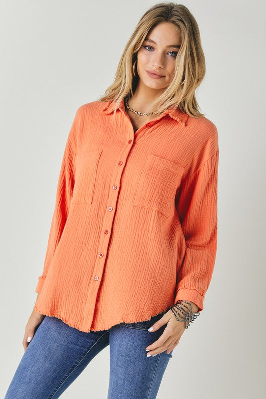 
            
                Load image into Gallery viewer, Star Bright Shirt (Orange) - ClassyQueen_Boutique
            
        