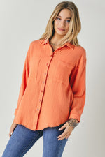 Star Bright Shirt (Orange) - ClassyQueen_Boutique
