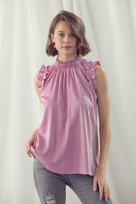 Sweet + Sassy Blouse (Fuchsia) - ClassyQueen_Boutique