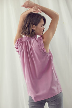 Sweet + Sassy Blouse (Fuchsia) - ClassyQueen_Boutique