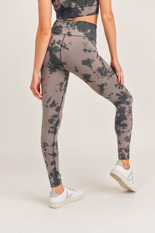 Tie-Dye Cotton Highwaist Leggings - ClassyQueen_Boutique