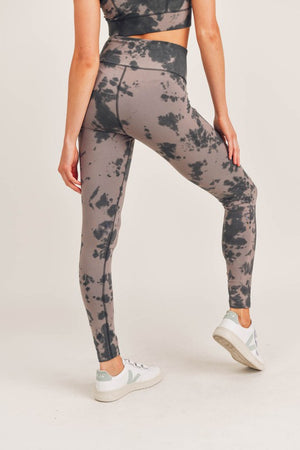 Tie-Dye Cotton Highwaist Leggings - ClassyQueen_Boutique