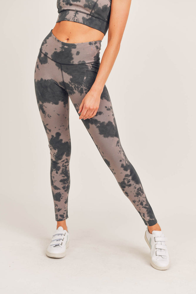 Tie-Dye Cotton Highwaist Leggings - ClassyQueen_Boutique