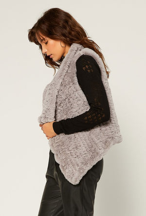 Ellie's Faux Fur Vest - ClassyQueen_Boutique