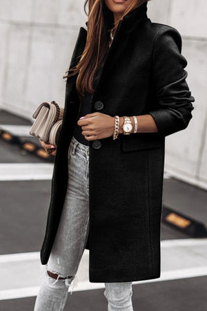 
            
                Load image into Gallery viewer, Classic + Chic Coat - Black - ClassyQueen_Boutique
            
        