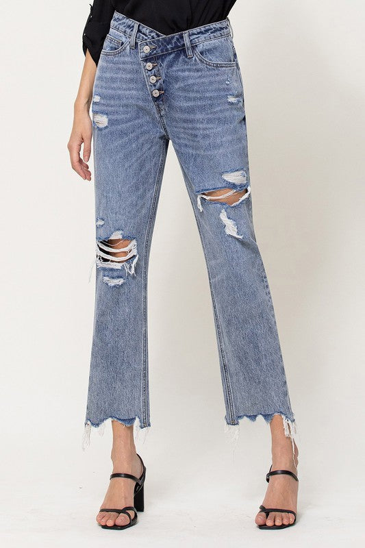 Criss Cross Jeans - ClassyQueen_Boutique
