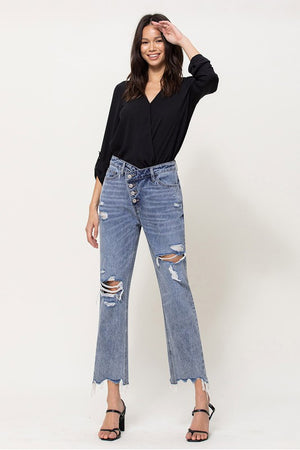 Criss Cross Jeans - ClassyQueen_Boutique