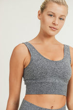 Seamless Hybrid Ribbed Sports Bra - ClassyQueen_Boutique