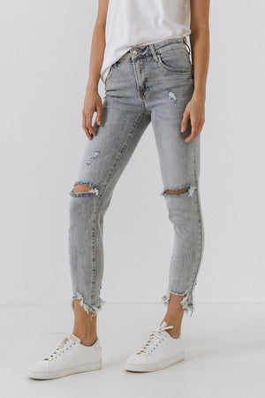 Fallen Jeans - ClassyQueen_Boutique