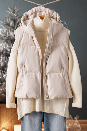 
            
                Load image into Gallery viewer, Winter Vibes Vest (Cream)
            
        