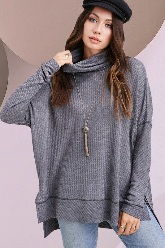 Zara Top (Charcoal)