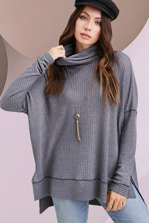 Zara Top (Charcoal)