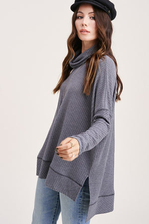 Zara Top (Charcoal)