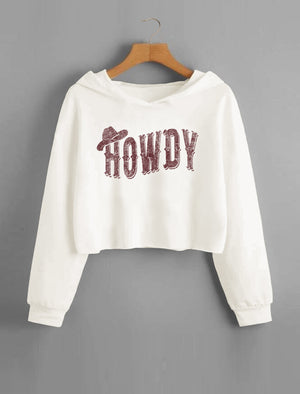 
            
                Load image into Gallery viewer, Howdy Cropped Hoodie
            
        
