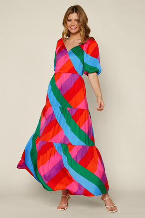 
            
                Load image into Gallery viewer, Over The Rainbow Maxi Dress
            
        