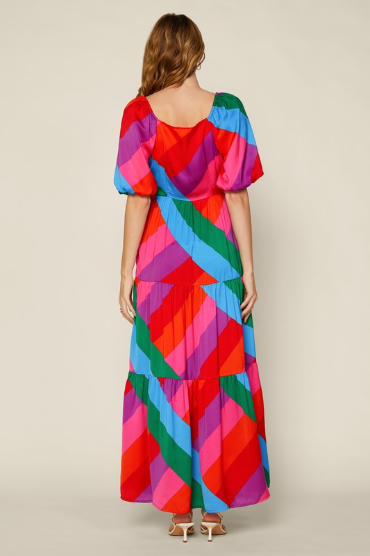 Over The Rainbow Maxi Dress