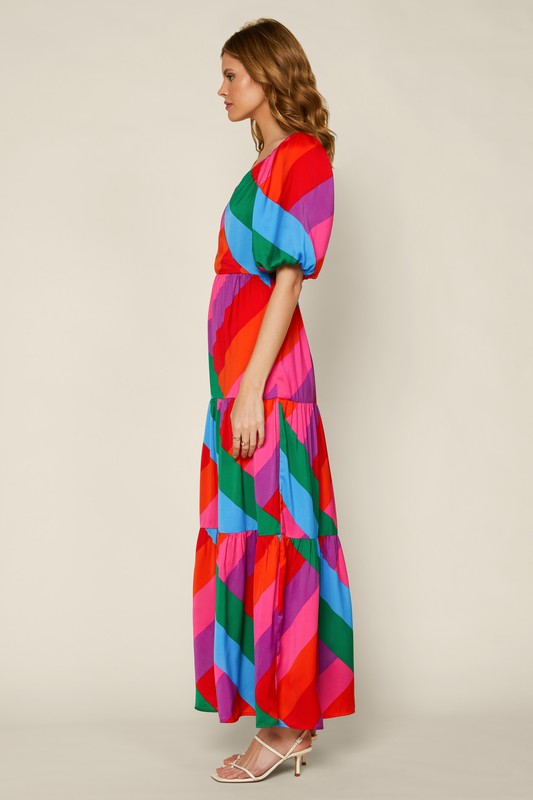 Over The Rainbow Maxi Dress