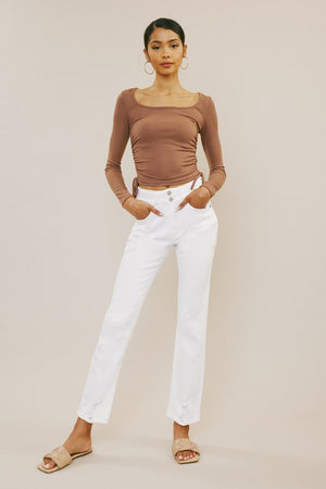 High Rise Slim Spring Jeans