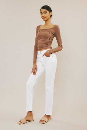 High Rise Slim Spring Jeans