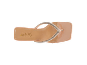 Crystal Block Heel Sandals