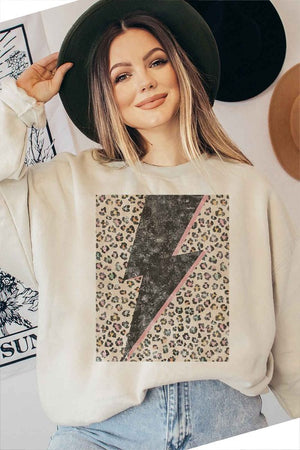 
            
                Load image into Gallery viewer, Leopard Lightning Sweatshirt
            
        