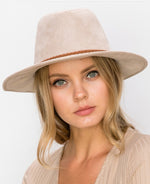 Vegan Suede Fedora